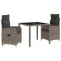 Lauko valgomojo komplektas su pagalve 3 pcs