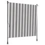 Lauko Ritininė Žaliuzė Antracito ir baltos 150 x 270 cm