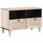 TV vienetai su stalčių Balta 70 x 33 x 46 cm Apdirbta mediena