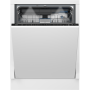 BEKO Dishwasher | BDIN38542P | Built-in | Width 60 cm | Number of place settings 15 | Number of programs 8 | Energy efficiency class C | Display | AquaStop function | White