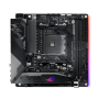 Asus ROG STRIX X570-I GAMING | Processor family AMD | Processor socket AM4 | DDR4 | Supported hard disk drive interfaces SATA, M.2 | Number of SATA connectors 4