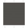 Plisuota žaliuze juoda 120x150 cm audinio plotis 119,4 cm