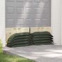 Maišai su smėliu 10 pcs Tamsiai žalia 120 x 27 cm HDPE