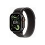 Apple Watch Ultra 3 GPS + Cellular 49mm Black Titanium Case with Black/Charcoal Trail Loop - S/M | Apple