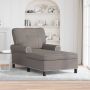 Gultas su pagalve Taupe 91 x 157 x 91 cm audinys