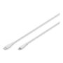 Digitus | Lightning silicone connection cable, USB-C - Lightning, 1m | AK-600110-010-W