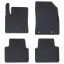 Automobilių kilimėlis 4 pcs Juodas Guma