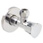 Ventilis kampinis chrom. ZP702 ARCO