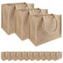 Džiuto piniginės 50 pcs Natūrali 26 x 22 x 14 cm