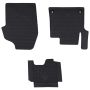 Automobilių kilimėlis 3 pcs Juoda TPE