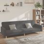Dvivietė sofa-lova, šviesiai pilkos spalvos, audinys