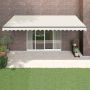 Automatinė ištraukiama markizė, kreminės spalvos, 5x3m