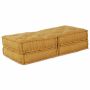 Modulinė sofa 2 pcs Geltona 140 x 70 x 36 cm audinys