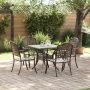 Sodo stalo komplektas 3 pcs Bronzinė Liejamasis aliuminis