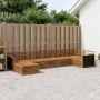 Lauko sofos komplektas 7 pcs Natūrali