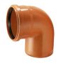 Lietaus nuotekų alkūnė PVC d250/90  92259