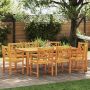 Sodo Kėdė 8 pcs 56 x 56 x 90 cm Kietos akacijos mediena