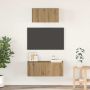 TV spintelių komplektas 2 pcs Amatininkų ąžuolas