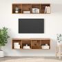 TV spintelių komplektas 2 pcs Senovinis medis