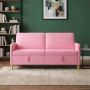 Sofa su saugojimo vieta Rožinė 172 x 78 x 87 cm Poliesteris