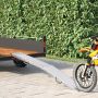 Pakrovimo rampos 200 kg Sidabro 186 x 23 x 4,5 cm
