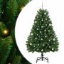 Dirbtinė Kalėdų eglutė su 150 LED Žalia 150 cm PVC ir metalas