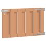 Sodo vartai 100 x 60 cm WPC ir aliuminis Ruda