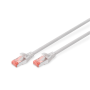 Digitus CAT 6 S/FTP | Patch cord | Length 1 m | Grey