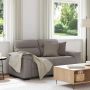 Dvivietė sofa, pilkai ruda, 160x81x84 cm, audinys