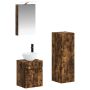 Vonios baldų rinkinys 4 pcs Dūminio ąžuolo