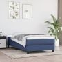 Lovos rėmas su spyruoklėmis, mėlynas, 80x200 cm, audinys