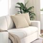 Sofa Pagalvės 2 pcs Kreminė 45 x 45 cm audinys