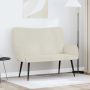 Dviejų vietų sofa Kreminė 115 x 61 x 87 cm Aksomas