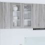 Pakabinama spintelė 2 pcs Pilkas Sonoma 40 x 31 x 80 cm