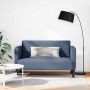 Loveseat sofa, mėlyna, 109cm, velvetinis audinys