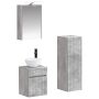 Vonios baldų rinkinys 4 pcs Betono pilka