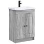 Vonios baldų rinkinys Pilka Sonoma 78,5 x 37,5 x 81 cm