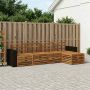 Lauko sofos komplektas 5 pcs Natūrali