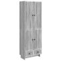 Spintelė 2 pcs Pilka Sonoma 66 x 34,5 x 95 cm Apdirbta mediena