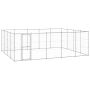 Lauko voljeras šunims, galvanizuotas plienas, 24,2m²