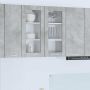Pakabinama spintelė 2 pcs Betono pilka 40 x 31 x 80 cm
