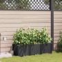 Sodo vazonas 3 pcs Juoda Plienas