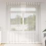 Voile Užuolaida 2 pcs Kreminė 260 x 140 cm Poliesteris
