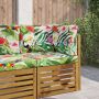 Lauko sofa pagalvėlė 3 pcs spalvingas Poliesteris