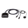 Aten US3312 2-Port USB-C 4K DisplayPort KVM Switch with Remote Port Selector | Aten | 2-Port USB-C 4K DisplayPort KVM Switch with Remote Port Selector | US3312 | Warranty 24 month(s)