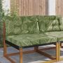 Lauko sofa pagalvėlė 2 pcs Lapų dizainas Poliesteris