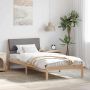 Lovos rėmas Ruda ir taupe 90 x 190 cm Pušies masyvas