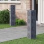 Saulės LED šaligatvio šviesa 2 pcs Antracitas