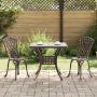 Sodo stalo komplektas 3 pcs Bronzinė Liejamasis aliuminis
