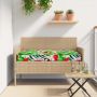Pallet pagalvių rinkinys 2 pcs Tropinė džiunglė 100 x 40 x 8 cm